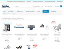 Tablet Screenshot of latiendadefontaneria.com
